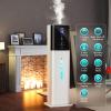 Humidifiers Large Room Bedroom with 7 Colors Light,Honovos 8L 2.1Gal Quiet Ultrasonic Cool Mist Topfill Humidifier with 360 Nozzle 3 Speed Humidistat Essential Oil Tray for Baby Home Plant Yoga Sleep view 2