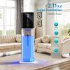 Humidifiers Large Room Bedroom with 7 Colors Light,Honovos 8L 2.1Gal Quiet Ultrasonic Cool Mist Topfill Humidifier with 360 Nozzle 3 Speed Humidistat Essential Oil Tray for Baby Home Plant Yoga Sleep view 3