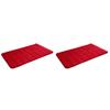 2pcs Washable Area Rug Floor Mat Bathroom Carpet Indoor Door Mat Washable Runner Rug Rug Indoor+Door+mat Rug Carpet Doormat Absorb Water Soft view 1