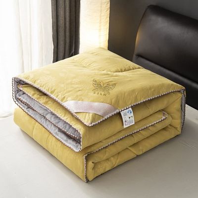MSUDGH Sanding Silk Comforter Summer Winter Quilt Queen Twin Size Chinese Silk Bedding Duvet Insert