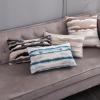 12x20 Decorative lumbar Throw Pillow Covers Set of 2 Black White Faux Fur Fluffy Boucle Cushion Cases Boho Sherpa Neutral Fuzzy Plush Indoor Winter Decorations Home Decor for Livingroom Bed Couch Sofa view 3