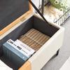 YSUEFIJO Ottoman with Storage for Bedroom, Foot Rest Ottoman Outdoor, Upholstered Bedroom Benches Footrest Stool, Cube Storage Boxes Footrest Stool, for Makeup, Living Room view 2
