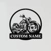Custom Motorcycle Sign Metal Wall Art Motorcycle Metal Wall Art, Cafe Motorcycle Art, Gift for Fathers day, Birthday, Christmas/Gift-393 view 1