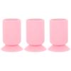 FOMIYES Makeup Brush Holder with Suction Cup Multipurpose Pen and Cosmetic Organizer for Desk and Vanity 3.9 Inch Compact Storage for Brushes Pens and Beauty Tools view 1