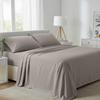 Carressa Linen California King Egyptian Cotton Sheets - 800 High Thread Count Egyptian Cotton Cal King Sheets (4 PC, Cocoa Taupe), Soft, Cooling, 16" Deep Pocket Sateen Weave Luxury Hotel Bed Sheet view 1