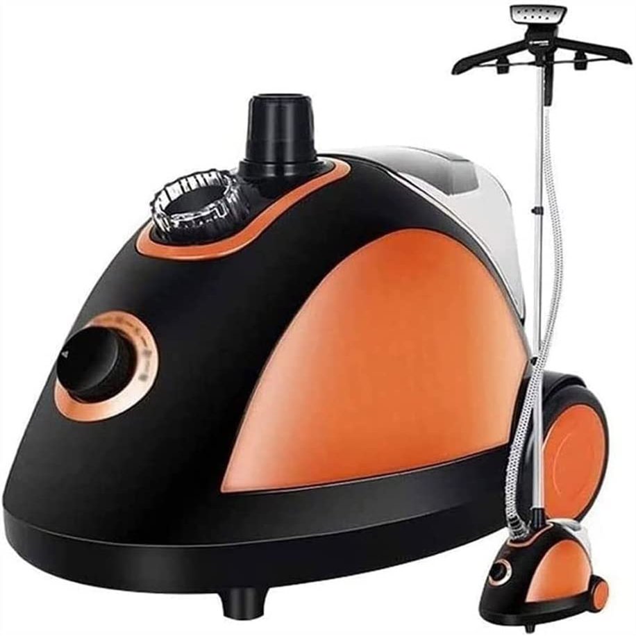 BUZZNN Professional Steamer for Clothes, Vertical Ironing Machine, Full Size Garment Steamer, 6 Steam Levels Adjustment, 1800W, Perfect for Household