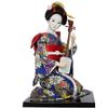 Amor est vitae essentia Kimono Geisha Doll Japanese Geisha Kimono Doll Ornaments Asian Kimono Doll Handicrafts Statuette Folk Ethnic Collectible Figurine Decoration Gift Sitting 9Inch view 1