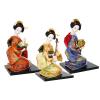 Amor est vitae essentia Kimono Geisha Doll Japanese Geisha Kimono Doll Ornaments Asian Kimono Doll Handicrafts Statuette Folk Ethnic Collectible Figurine Decoration Gift Sitting 9Inch view 2