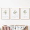 NATVVA Nursery Bible Verse Wall Decor 3 Pieces Psalm 139:14 Proverbs 3 15 Prints Posters Wall Art Canvas Painting for Artwork Baby Girl Room Christian Nursery Decor with Inner Frame view 3