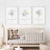 NATVVA Nursery Bible Verse Wall Decor 3 Pieces Psalm 139:14 Proverbs 3 15 Prints Posters Wall Art Canvas Painting for Artwork Baby Girl Room Christian Nursery Decor with Inner Frame view 2