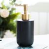 EKAYG 420ml Black Matte Ceramic Emulsion Sub-Bottle Pressing Bottle Gel Lotion Soap Dispenser Hand Soap Shower Gel Shampoo Bottle view 1