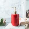 EKAYG 420ml Black Matte Ceramic Emulsion Sub-Bottle Pressing Bottle Gel Lotion Soap Dispenser Hand Soap Shower Gel Shampoo Bottle view 3