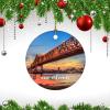Christmas Ceramic Ornament City Skyscrapers and Skyline Holiday Present New Orleans Cityscape Christmas Ornament Personalized Christmas Ornaments view 3