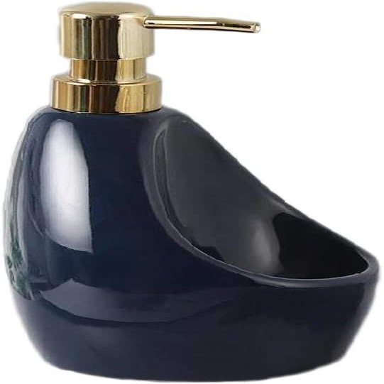 EKAYG 2-in-1 Soap Dispenser Soap Dish Sponge Rack Repeat Fill Multifunction, for Kitchen Mesa