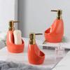 EKAYG 2-in-1 Soap Dispenser Soap Dish Sponge Rack Repeat Fill Multifunction, for Kitchen Mesa view 3