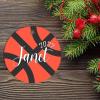 Christmas Ceramic Ornament Personalized Basketball Name Year 2022 Ornament Personalized Name Holiday Ornament for Home Christmas Tree Decor view 2