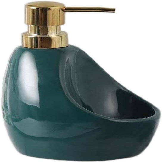 EKAYG 2-in-1 Soap Dispenser Soap Dish Sponge Rack Repeat Fill Multifunction, for Kitchen Mesa