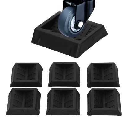 Floor Protectors,6PCS Furniture Caster Cup,Furniture Wheel Caster Cups,Bed Stoppers to Prevent Sliding,Bed Wheel Stopper,for Bed Chair Cabinet Sofa Closet Black, Furniture Caster Cup,Bed stoppers