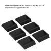 Floor Protectors,6PCS Furniture Caster Cup,Furniture Wheel Caster Cups,Bed Stoppers to Prevent Sliding,Bed Wheel Stopper,for Bed Chair Cabinet Sofa Closet Black, Furniture Caster Cup,Bed stoppers view 3