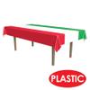 Beistle International Tablecovers, 54 x 108, 2 Pieces  Plastic Table Cloth, Rectangular Tablecloth, Italian Decorations, Mexican Tablecloth, Cinco De Mayo Decorations,Red/White/Green view 4