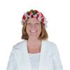 Beistle Mrs Claus Hats  2 Pack, Red Fleece Novelty Holiday Costume Headwear with White Lace Trim Holly Leaf and Berry Details, Festive Christmas Accessory, Santas Helper Cap, Adult Size view 2