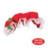 Beistle Mrs Claus Hats  2 Pack, Red Fleece Novelty Holiday Costume Headwear with White Lace Trim Holly Leaf and Berry Details, Festive Christmas Accessory, Santas Helper Cap, Adult Size view 4