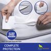 Bundle - 2 Items: Queen Zippered Mattress Protector (17") + Queen Box Spring Encasement (9" Depth) view 2