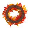 60cm Christmas Maple Leaves Grape Berry Wreath Garland Door Hanging Crafts Decorations view 4