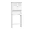 RiverRidge Brookfield Bathroom Shutter Door Over-The-Toilet Spacesaver Freestanding Storage Cabinet view 1
