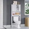 RiverRidge Brookfield Bathroom Shutter Door Over-The-Toilet Spacesaver Freestanding Storage Cabinet view 2