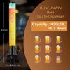 2pcs Beer Giraffe Dispenser, 100oz/3.2 qt Mimosa Tower Dispenser with Ice Tube and LED Light, 3L Tabletop Drink Tower Dispensers for Beer, Margarita, Liquor, Beverage view 3