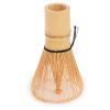 BambooMN Japanese Matcha Whisk Chasen - Traditional Handcurled 100 Tate Matcha Utensil - Natural Golden Brown - 25 Pieces view 1