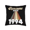 30th Birthday Men Women Awesome Since 1994 Throw Pillow view 1