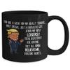 Trump Pop Pop Mug for Grandpa You are a Great Pop Pop Funny Christmas Fathers Day Birthday Republican Conservative Political 11 or 15 oz Black Ceramic view 2