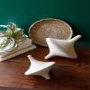 KALALOU H4269 Set of Two Grey-WASH Clay Tops view 1