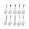 Bulk Spoons Set 10 Small Household Ceramic Small Eating Spoons With Long Handles For Noodles Japanese Style Large Soup And Porridge Net Red Spoon Ideas Spoons for Eating view 1
