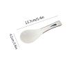Bulk Spoons Set 10 Small Household Ceramic Small Eating Spoons With Long Handles For Noodles Japanese Style Large Soup And Porridge Net Red Spoon Ideas Spoons for Eating view 2