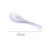 Bulk Spoons Set 6/10/20/30 Ceramic Spoons, Spoons, Home Hotels, Restaurants, Soup Spoons, Simple Tableware, Soup Spoons, Microwave Ovens Spoons for Eating (Size : 50 packs) view 2