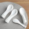 Bulk Spoons Set 6/10/20/30 Ceramic Spoons, Spoons, Home Hotels, Restaurants, Soup Spoons, Simple Tableware, Soup Spoons, Microwave Ovens Spoons for Eating (Size : 50 packs) view 4