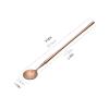 Bulk Spoons Set Stainless Steel Dessert Spoon Tableware Dessert Spoons Long Handle Stir Spoon Home Dessert Spoon for Tea Party Supplies (4 Pieces) Spoons for Eating (Color : B) view 2