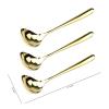 Bulk Spoons Set 304 Stainless Steel Soup Spoon Korean Net Celebrity Long Handle Household Spoon for Drinking and Eating, Large Soup and Ramen Noodle Spoon 2 pcs Spoons for Eating (Color : D) view 1