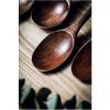 Bulk Spoons Set 10 Pieces Of Wooden Spoons, Long Handle, Wooden Spoons, Rice Porridge Spoons, Household Children's Porridge Spoons, Soup Spoons, Honey Spoons Spoons for Eating (Color : D) view 3