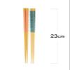 Asahi Kouyo KY-51 Chopsticks, Dishwasher Safe, 9.1 inches (23 cm), Wood Grain Dots, Beige, Natural Wood, Made in Japan, 2 Pairs view 3