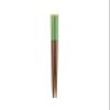 Asahi Kouyo W-1079 Chopsticks, Dishwasher Safe, 9.1 inches (23 cm), Wild Point, Green, Natural Wood, Made in Japan, 1 Pair view 1