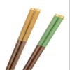 Asahi Kouyo W-1079 Chopsticks, Dishwasher Safe, 9.1 inches (23 cm), Wild Point, Green, Natural Wood, Made in Japan, 1 Pair view 4