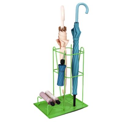 ZARBAILRE Metal Umbrella Stand 101317inch, Umbrella Rack Hooks and Drip Tray, Free Standing Umbrella Holder for Long/Short Umbrella, Entry Hallway Dcor