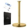 GWGTHZ Stainless Steel Gold Paper Towel Holder Countertop for Kitchen Bathroom, Standing Paper Towel Holder with Weighted Base. view 1
