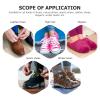 GLEAVI 4pcs Reusable Silicone Shoe - Protectors for Unisex Footwear Thickened Rainproof Booties for Outdoor Use Travel Camping Easy to Clean view 2