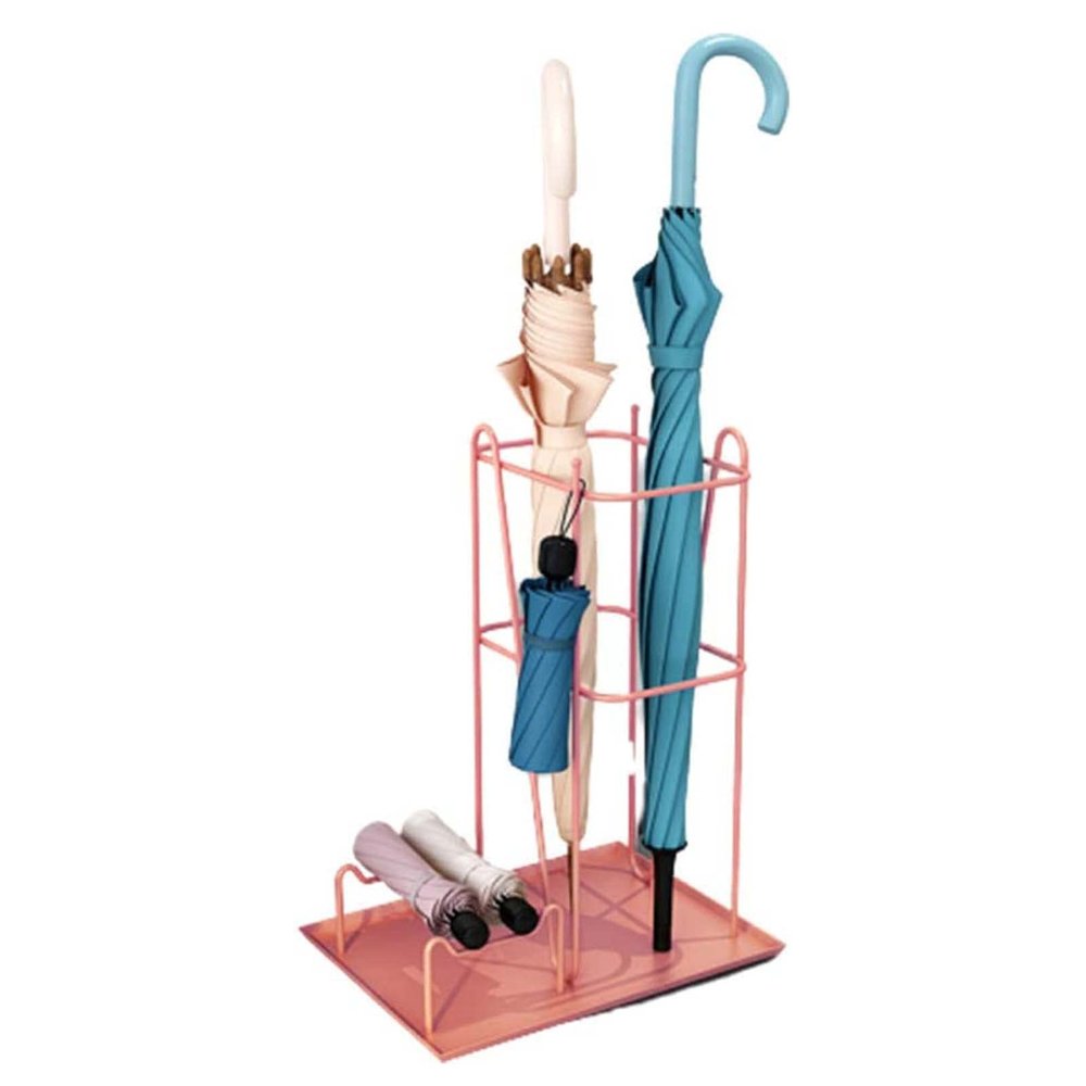 ZARBAILRE Metal Umbrella Stand 101317inch, Umbrella Rack Hooks and Drip Tray, Free Standing Umbrella Holder for Long/Short Umbrella, Entry Hallway Dcor