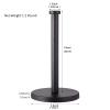 GWGTHZ Black Standing Paper Towel Holder for Kitchen& Bathroom Countertop,Under Counter, Table Or BBQ, Standard or Jumbo-Sized Roll Paper (with Stainless Steel Base) view 2